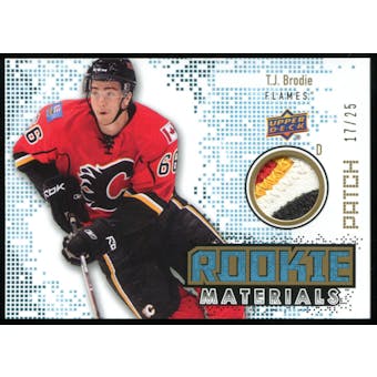 2010/11 Upper Deck Rookie Materials Patches #RMTB T.J. Brodie 17/25