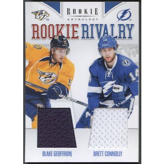 2011/12 Panini Rookie Anthology #59 Blake Geoffrion & Brett Connolly Rookie Rivalry Dual Jersey