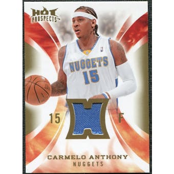 2008/09 Upper Deck Hot Prospects Hot Materials #HMCA Carmelo Anthony