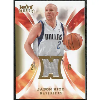 2008/09 Upper Deck Hot Prospects Hot Materials #HMJK Jason Kidd
