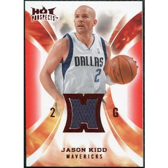 2008/09 Upper Deck Hot Prospects Hot Materials Red #HMJK Jason Kidd 19/25