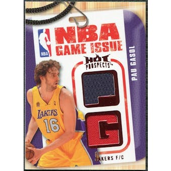 2008/09 Upper Deck Hot Prospects NBA Game Issue Jerseys Red #NBAPG Pau Gasol /25