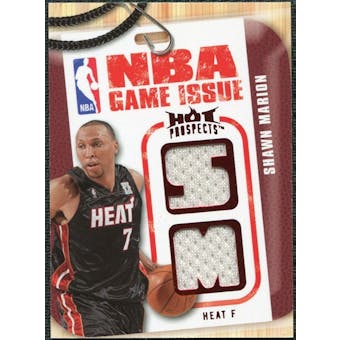 2008/09 Upper Deck Hot Prospects NBA Game Issue Jerseys Red #NBASM Shawn Marion /25