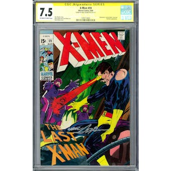 X-Men #59 CGC 7.5 Signature Series Neal Adams (OW-W) *1593114002*