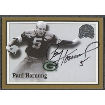2000 Greats of the Game #30 Paul Hornung Gold Border Auto