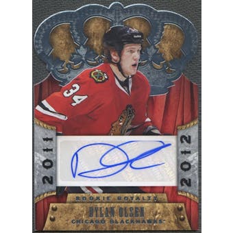 2011/12 Crown Royale #221 Dylan Olsen Rookie Auto