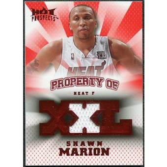 2008/09 Upper Deck Hot Prospects Property of Jerseys Red #POSM Shawn Marion 17/25