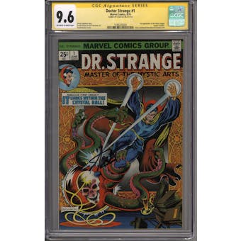 Doctor Strange #1 Stan Lee Signature Series CGC 9.6 (OW-W) *1596245004*