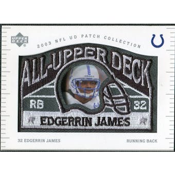 2003 UD Patch Collection All Upper Deck Patches #UD1 Edgerrin James
