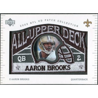 2003 UD Patch Collection All Upper Deck Patches #UD2 Aaron Brooks