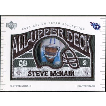 2003 UD Patch Collection All Upper Deck Patches #UD3 Steve McNair