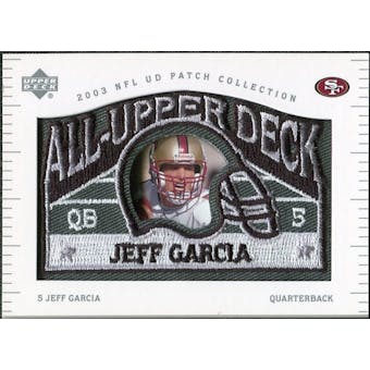 2003 UD Patch Collection All Upper Deck Patches #UD9 Jeff Garcia
