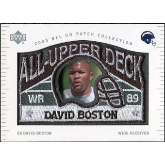 2003 UD Patch Collection All Upper Deck Patches #UD10 David Boston