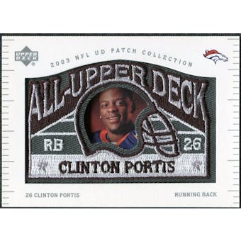 2003 UD Patch Collection All Upper Deck Patches #UD17 Clinton Portis