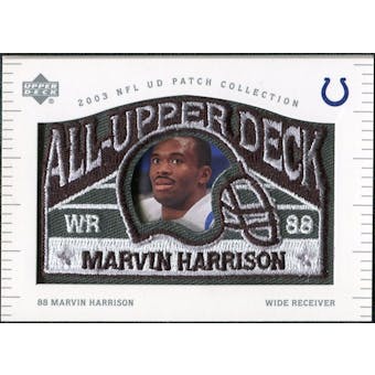 2003 UD Patch Collection All Upper Deck Patches #UD18 Marvin Harrison