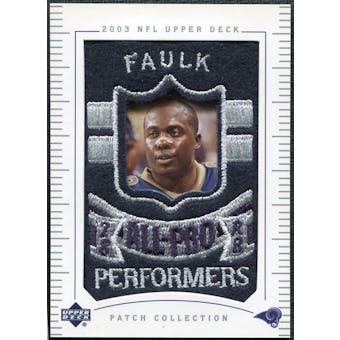 2003 Upper Deck UD Patch Collection #155 Marshall Faulk AP