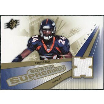 2006 Upper Deck SPx Swatch Supremacy #SWCB Champ Bailey