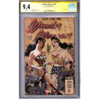 Wonder Woman #184 CGC 9.4 Adam Hughes Signature Series (W) *1598342002*