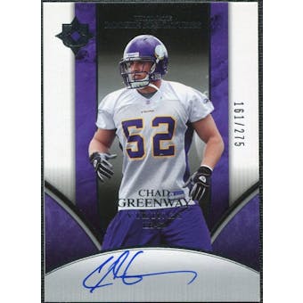 2006 Upper Deck Ultimate Collection #245 Chad Greenway RC Autograph /275