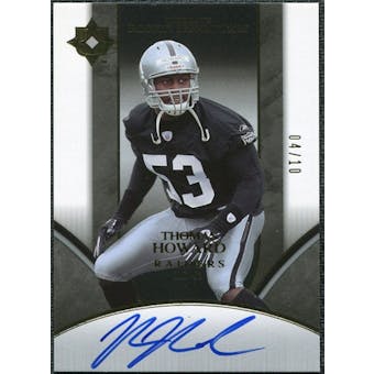 2006 Upper Deck Ultimate Collection Gold #250 Thomas Howard Autograph 4/10