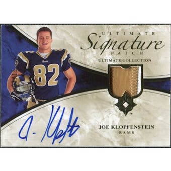 2006 Upper Deck Ultimate Collection Game Jersey Autographs Patch #ULTJK Joe Klopfenstein Autograph /15
