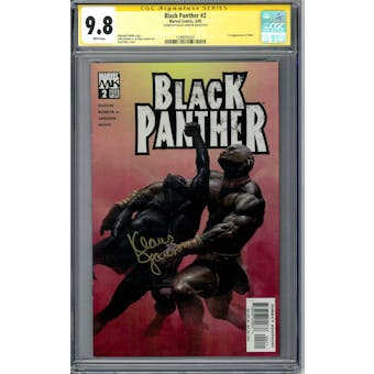 Black Panther #2 CGC 9.8 Klaus Janson Signature Series (W) *1599095001*