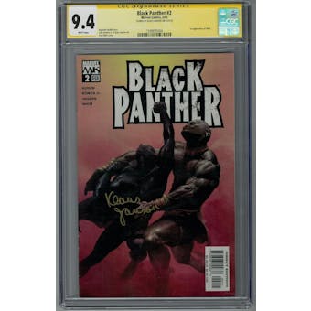 Black Panther #2 CGC 9.4 (W) Signature Series Klaus Janson *1599095004*