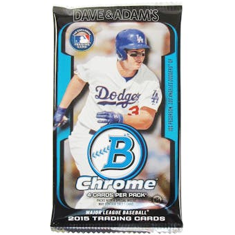 2015 Bowman Chrome Baseball Hobby Pack