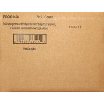 2015 Bowman Baseball Jumbo Case (8 boxes) (Reed Buy)