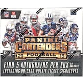 2015 Panini Contenders Football Hobby Box
