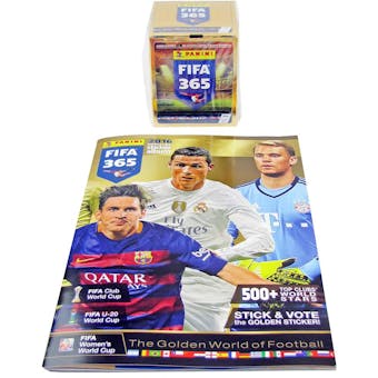 2015 Panini FIFA 365 Soccer Sticker Box + Album