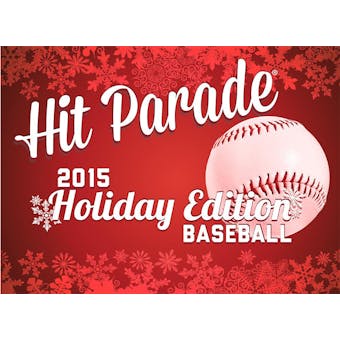 2015 Hit Parade Baseball Holiday Edition (4 Hits!)
