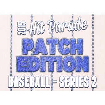 2015 Hit Parade Baseball Series 2: Patch Edition (6 Hits!)