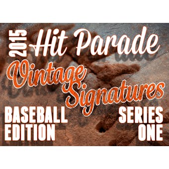 2015 Hit Parade Baseball Vintage Signatures Edition - Series #1  *Chance for Mantle Autographs!