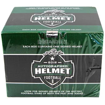 2015 Leaf Autographed Full Size Helmet Football Hobby Box