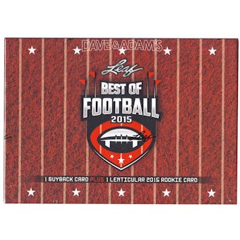 2015 Leaf Best Of Football Hobby Box