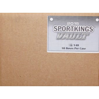 2015 Leaf Sportkings Vault Hobby 10-Box Case