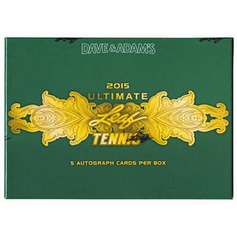 2015 Leaf Ultimate Tennis Hobby Box