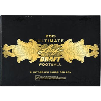 2015 Leaf Ultimate Draft Football Hobby Box
