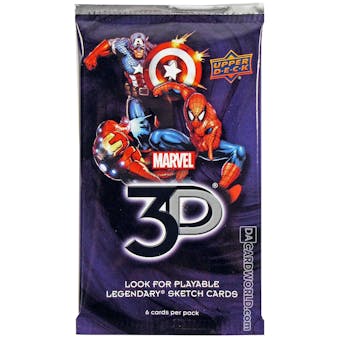 Marvel 3D Hobby Pack (Upper Deck 2015)