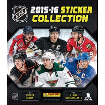 2015/16 Panini NHL Hockey Stickers Combo Case (100 Stickers/20 Albums)