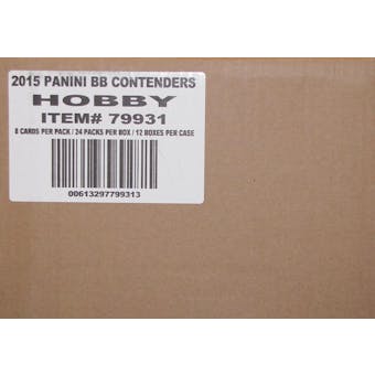 2015 Panini Contenders Baseball Hobby 12-Box Case