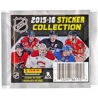 2015/16 Panini NHL Hockey Sticker Pack (Lot of 50)
