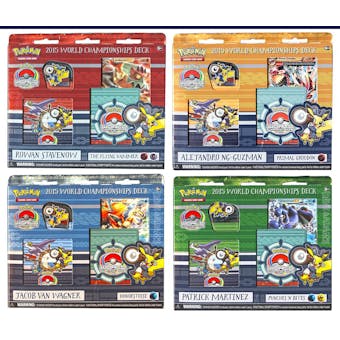 Pokemon 2015 World Championship Deck - Set of 4