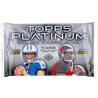 2015 Topps Platinum Football Hobby Pack