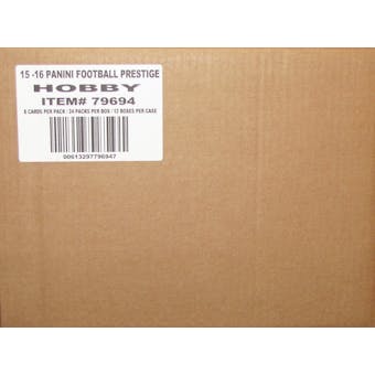 2015 Panini Prestige Football Hobby 12-Box Case
