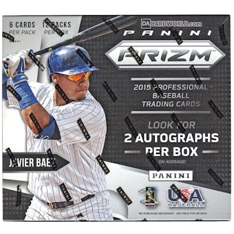 2015 Panini Prizm Baseball Hobby Box