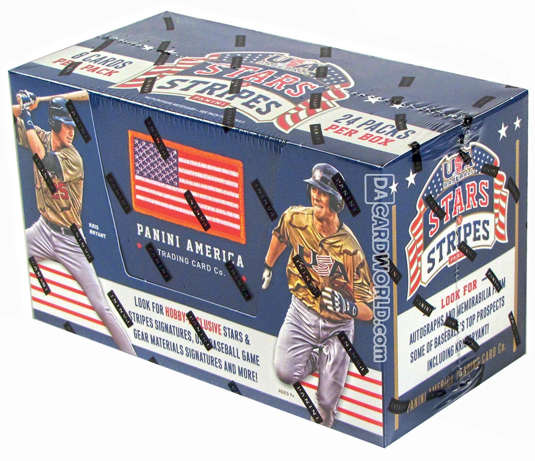 2015 Panini USA Stars & Stripes Baseball Hobby Box DA Card World