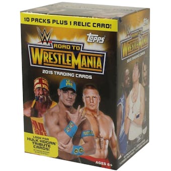 2015 Topps Road to Wrestlemania Wrestling 10-Pack Box (Lot of 20)