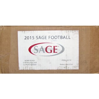 2015 Sage Autographed Football Hobby 10-Box Case